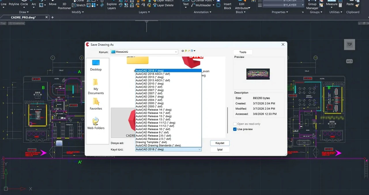 Autodesk AutoCAD 2026 İndir – Full PC ekran görüntüsü 2 İndir - TecRelax Ücretsiz Yazılım