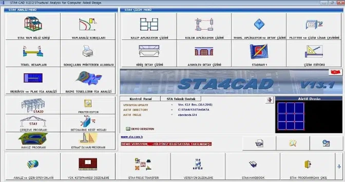 Sta4CAD Full Türkçe v11 v12 İndir + Kurulum ekran görüntüsü İndir - TecRelax Ücretsiz Yazılım