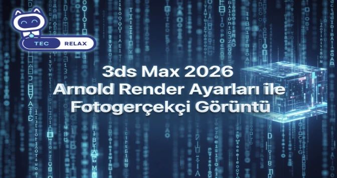 3ds Max 2026 Arnold Render Ayarları ile Fotogerçekçi Görüntü