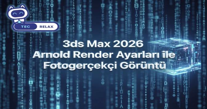 3ds Max 2026 Arnold Render Ayarları ile Fotogerçekçi Görüntü