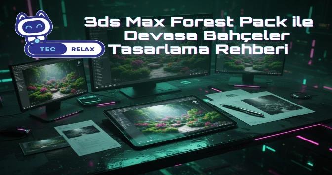3ds Max 'Forest Pack' ile Devasa Bahçeler Tasarlama Rehberi