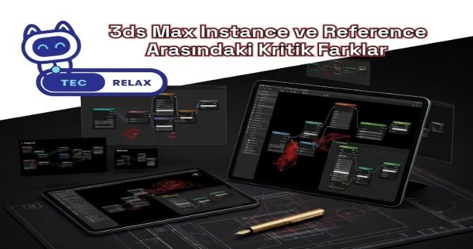 3ds Max 'Instance' ve 'Reference' Arasındaki Kritik Farklar