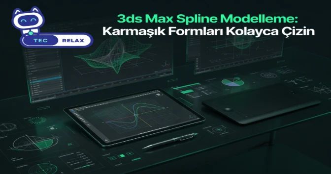 3ds Max Spline Modelleme: Karmaşık Formları Kolayca Çizin