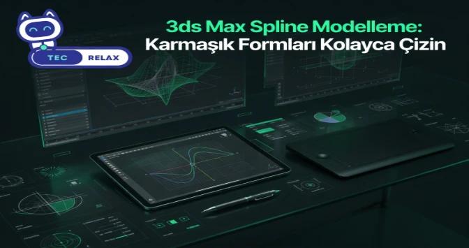 3ds Max Spline Modelleme: Karmaşık Formları Kolayca Çizin
