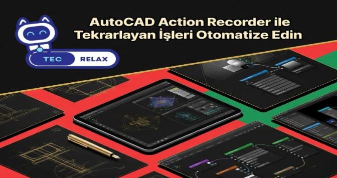 AutoCAD 'Action Recorder' ile Tekrarlayan İşleri Otomatize Edin