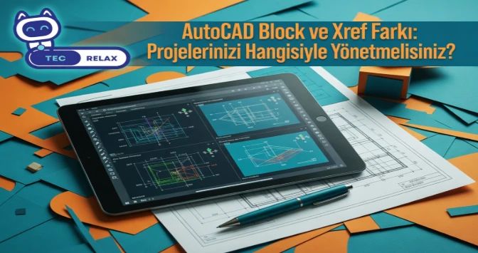 AutoCAD 'Block' ve 'Xref' Farkı: Projelerinizi Hangisiyle Yönetmelisiniz?