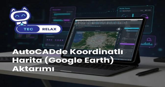 AutoCAD'de Koordinatlı Harita (Google Earth) Aktarımı