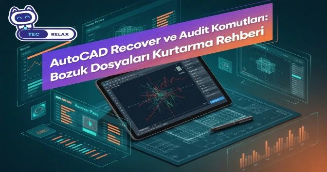 AutoCAD 'Recover' ve 'Audit' Komutları: Bozuk Dosyaları Kurtarma Rehberi