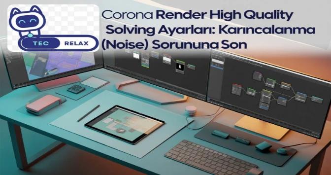 Corona Render High Quality Solving Ayarları: Karıncalanma (Noise) Sorununa Son