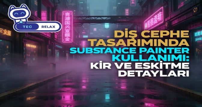 Dış Cephe Tasarımında Substance Painter Kullanımı: Kir ve Eskitme Detayları