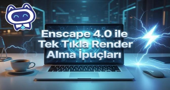 Enscape 4.0 ile Tek Tıkla Render Alma İpuçları