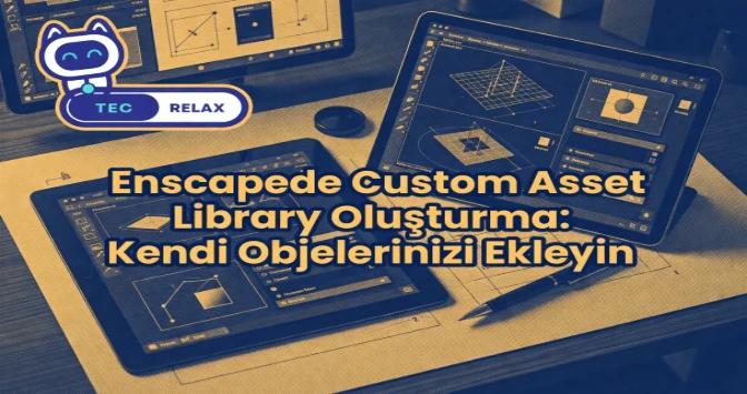 Enscape'de 'Custom Asset Library' Oluşturma: Kendi Objelerinizi Ekleyin