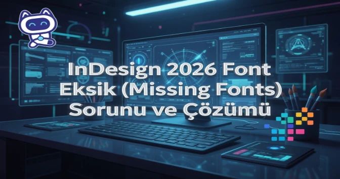 InDesign 2026 Font Eksik (Missing Fonts) Sorunu ve Çözümü