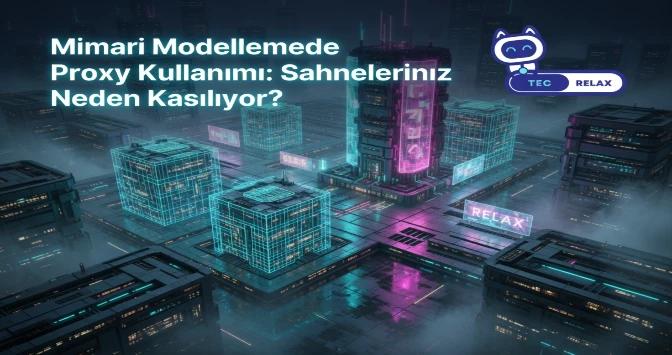 Mimari Modellemede 'Proxy' Kullanımı: Sahneleriniz Neden Kasılıyor?