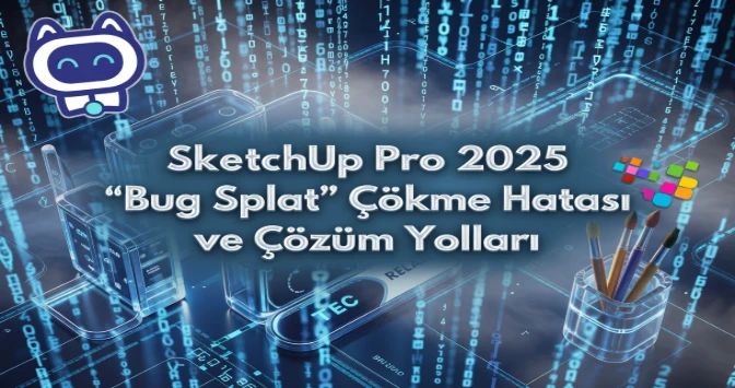 SketchUp Pro 2025 "Bug Splat" Çökme Hatası ve Çözüm Yolları