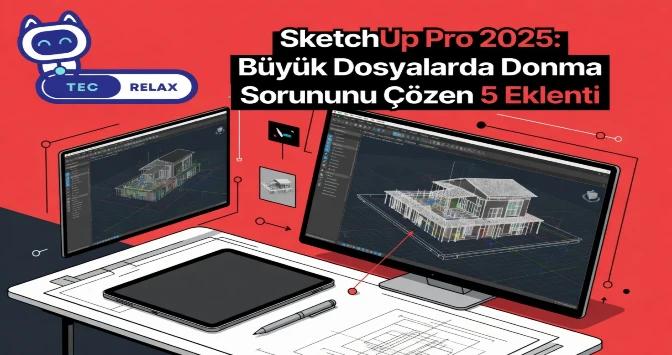 SketchUp Pro 2025: Büyük Dosyalarda Donma Sorununu Çözen 5 Eklenti