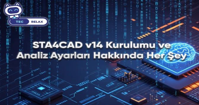 STA4CAD v14 Kurulumu ve Analiz Ayarları Hakkında Her Şey