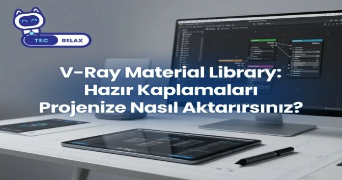 V-Ray Material Library: Hazır Kaplamaları Projenize Nasıl Aktarırsınız?