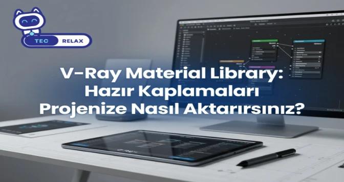 V-Ray Material Library: Hazır Kaplamaları Projenize Nasıl Aktarırsınız?