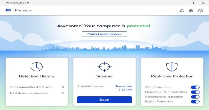Malwarebytes Premium İndir – Full Türkçe v5.1.2.109 (2026 Güncel Sürüm) ekran görüntüsü İndir - TecRelax Ücretsiz Yazılım
