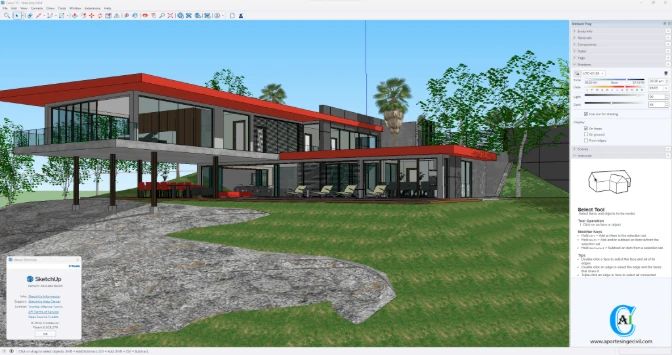 SketchUp Pro 2024 İndir – Full v24.0.594 x64 Full İndir ekran görüntüsü İndir - TecRelax Ücretsiz Yazılım
